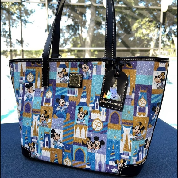 Nwt Dooney and Bourke Walt Disney world resort 50th anniversary tote - Picture 1 of 8